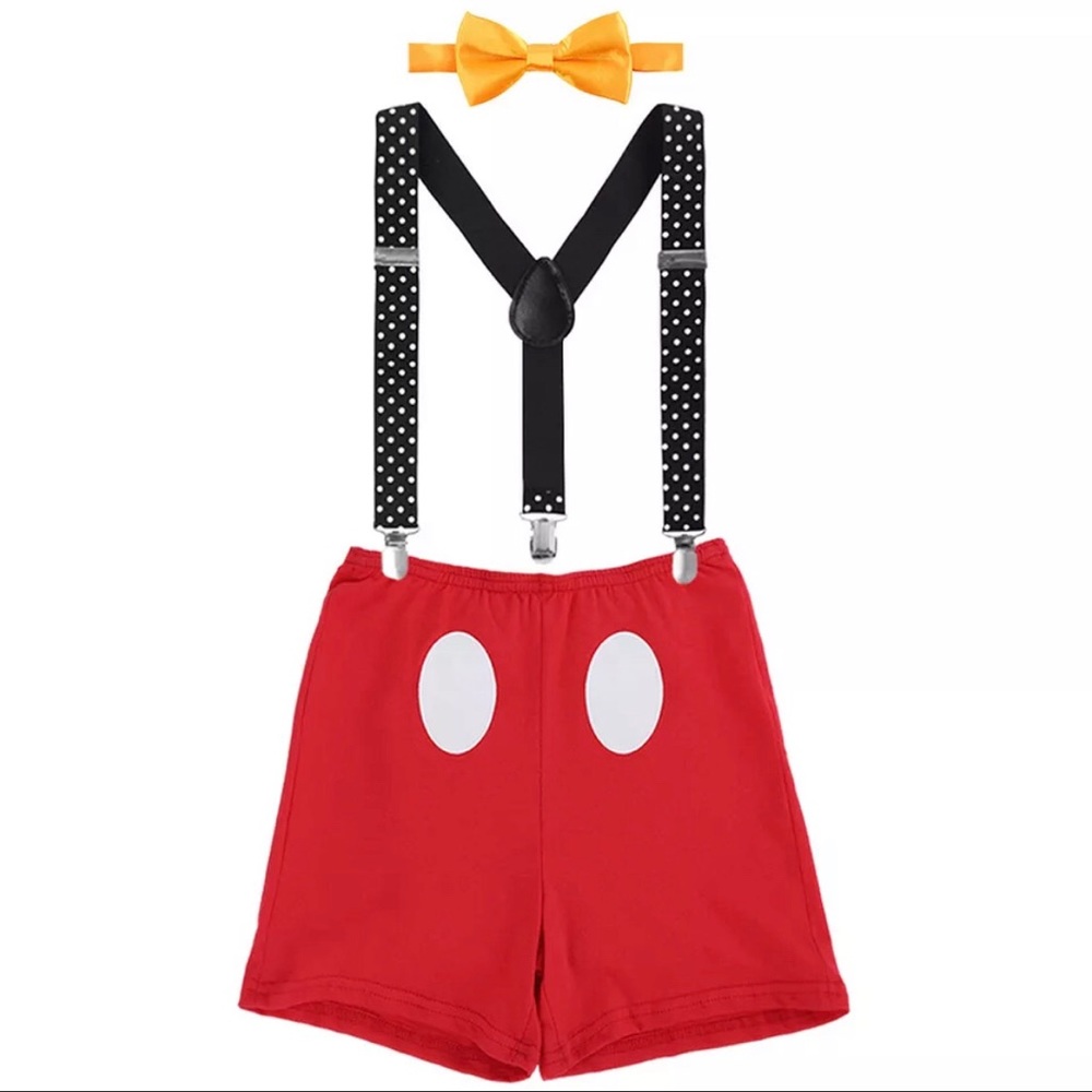 👏SOLD👏New Mickey Mouse Smash cake outfit